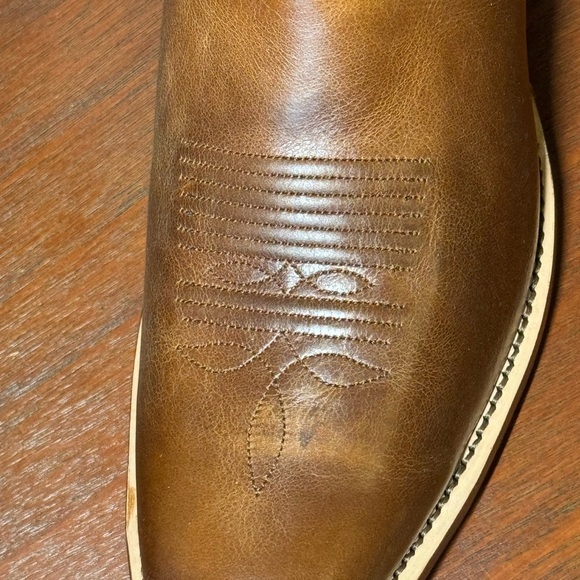Nocona Boots NWT. Size 11B Old West Tan - Picture 8 of 14